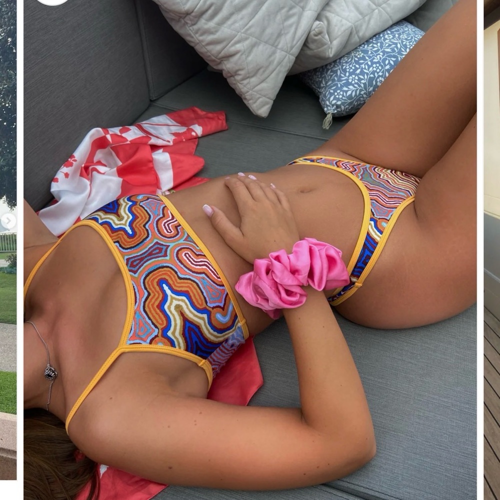 Strawberry milk mob bikini set